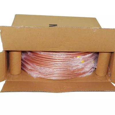 ASTM C12200 ขดลวดท่อทองแดงสดใส 150 มม. สำหรับอุปกรณ์ทำความเย็น