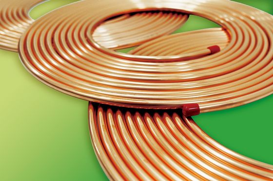 TU1 ASTM C10200 ม้วนท่อทองแดงสำหรับเครื่องปรับอากาศและเครื่องทำความเย็น