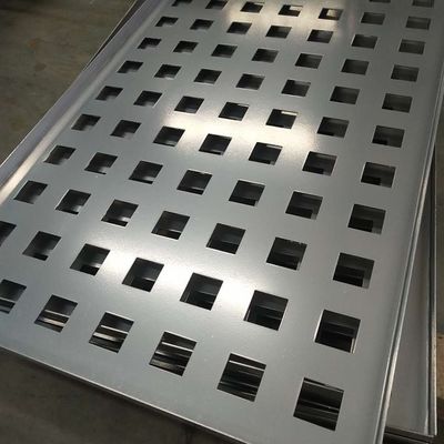 แผ่นเจาะรูสแตนเลส SS316L รีดเย็นรูกลม ASTM AISI