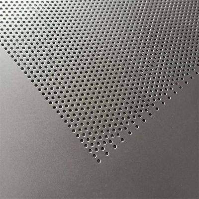 AISI SS321 แผ่นเจาะรูสแตนเลสรูกลม ASTM Perforated Sheet