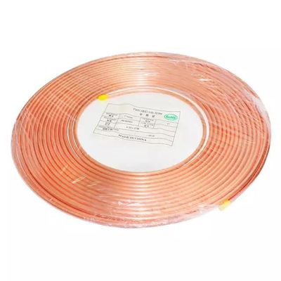 ASTM B280 Copper Coil Pipe C12200 สำหรับตู้เย็นเครื่องปรับอากาศ
