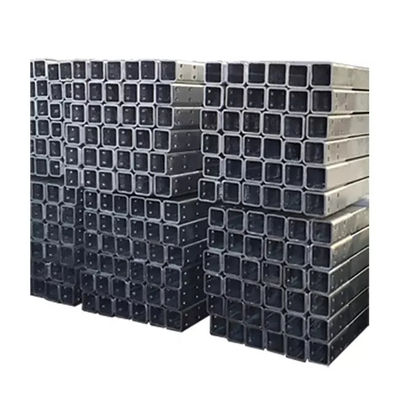 ท่อเหล็ก SHS แบบเหลี่ยมกลวงส่วนตัดขวางสังกะสี S195 S235