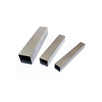 SS304 ท่อเหล็กกล้าไร้สนิมสี่เหลี่ยมกลวง 8.0 มม. A554 GR Profile