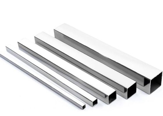 ASTM AISI 317L ท่อเหล็ก SS 2b เสร็จสิ้นท่อสแตนเลสสี่เหลี่ยม 1mm